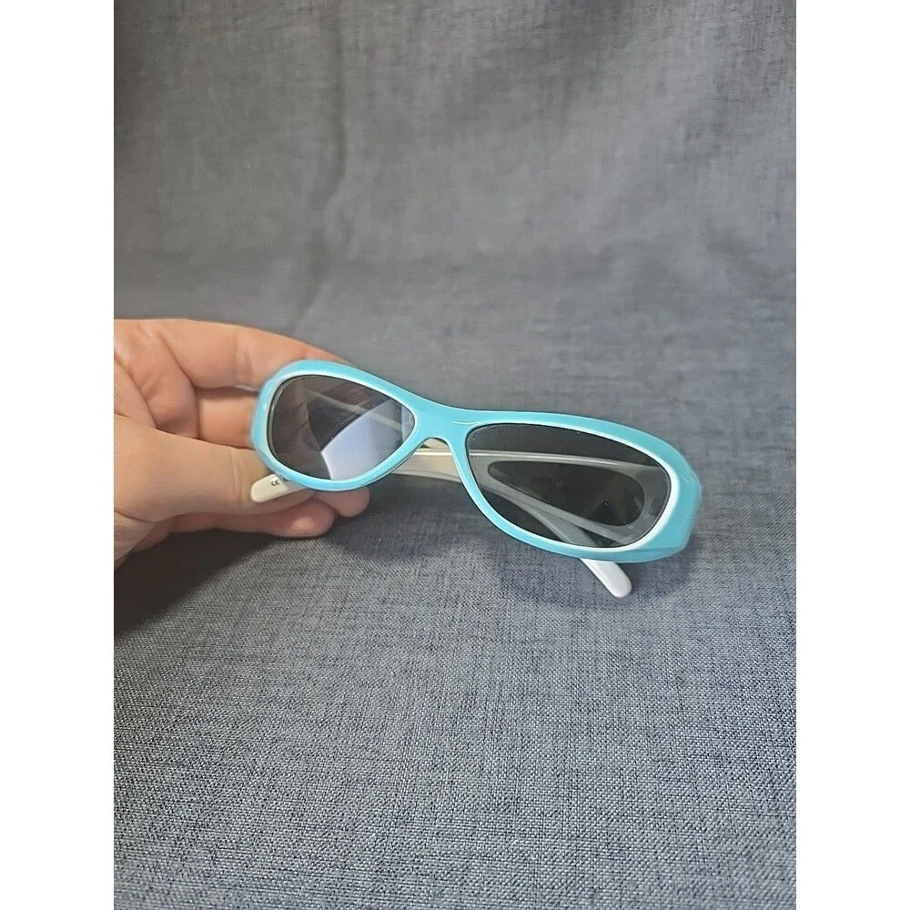 Rare Vintage Arnette Turquoise Sunglasses Made Im Italy Y2K Beach Summer Wear